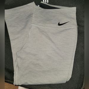 Grey Dri-Fit Nike Capri Leggings